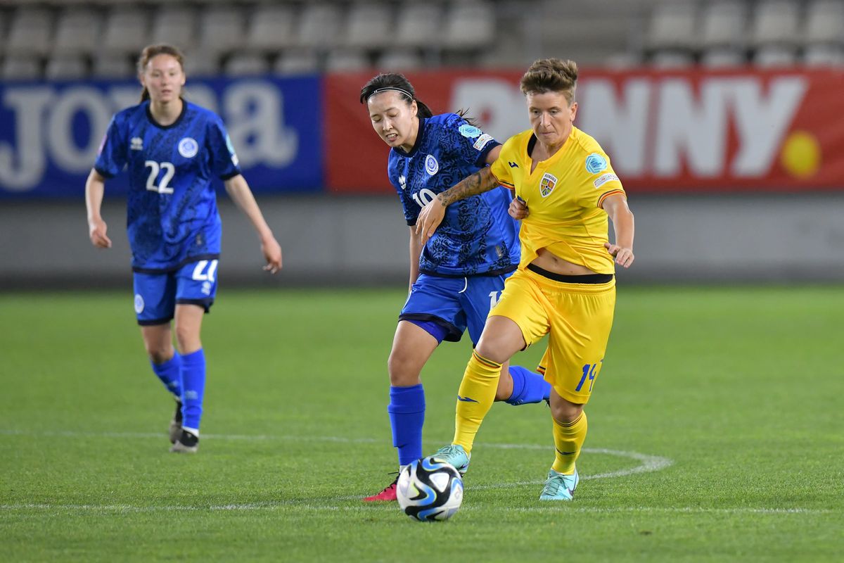 România - Kazahstan, preliminarii Euro 2025 la fotbal feminin