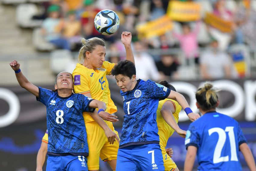 Naționala feminină de fotbal a României a învins-o pe Kazahstan, scor 1-0, în runda cu numărul #2 de calificare la Euro 2025.