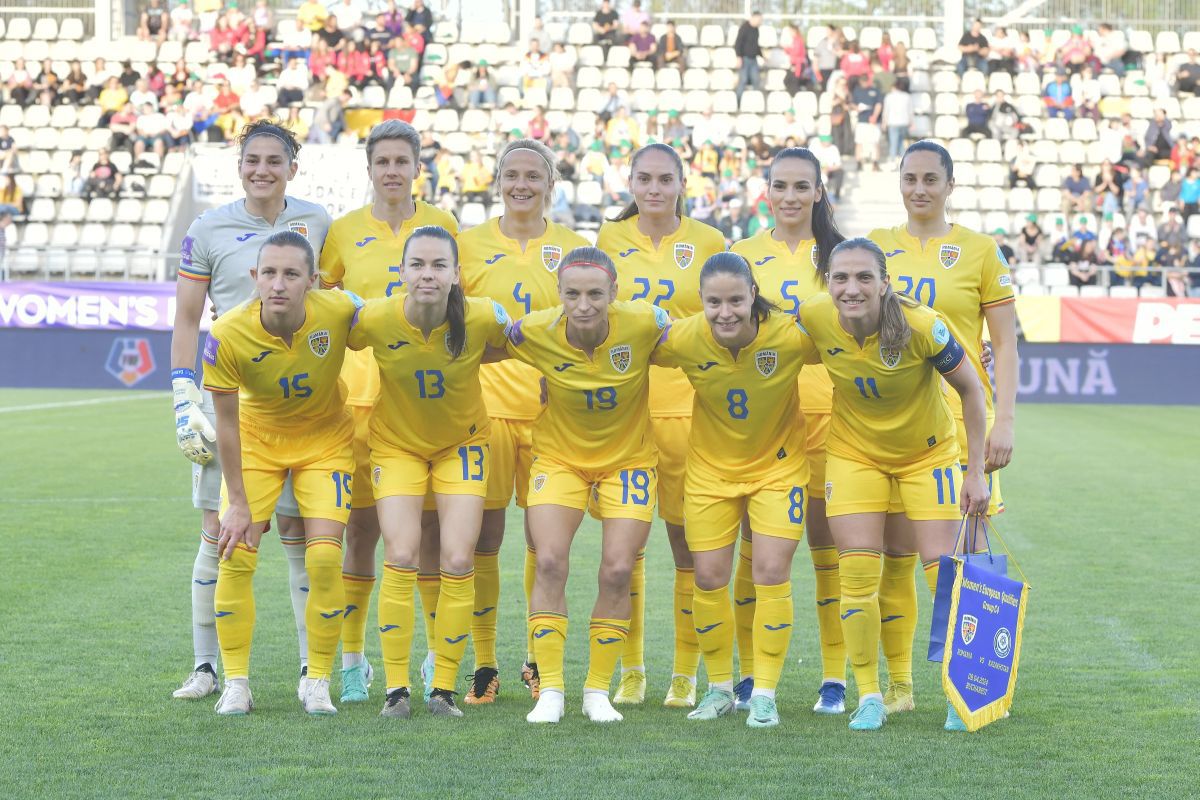 România continuă parcursul perfect în preliminariile Euro 2025 la fotbal feminin! Victorie pe „Arc”, în fața Kazahstanului