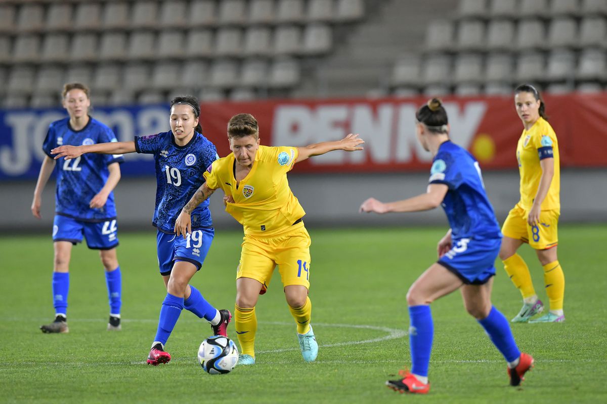 România - Kazahstan, preliminarii Euro 2025 la fotbal feminin