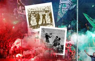 Derby-ul Panathinaikos - Olympiacos, o rivalitate declanșată în România în urmă cu aproape 100 de ani » Declarația unui martor ocular, un coșciug plimbat prin Capitală și versurile care amintesc de noroiul de la București
