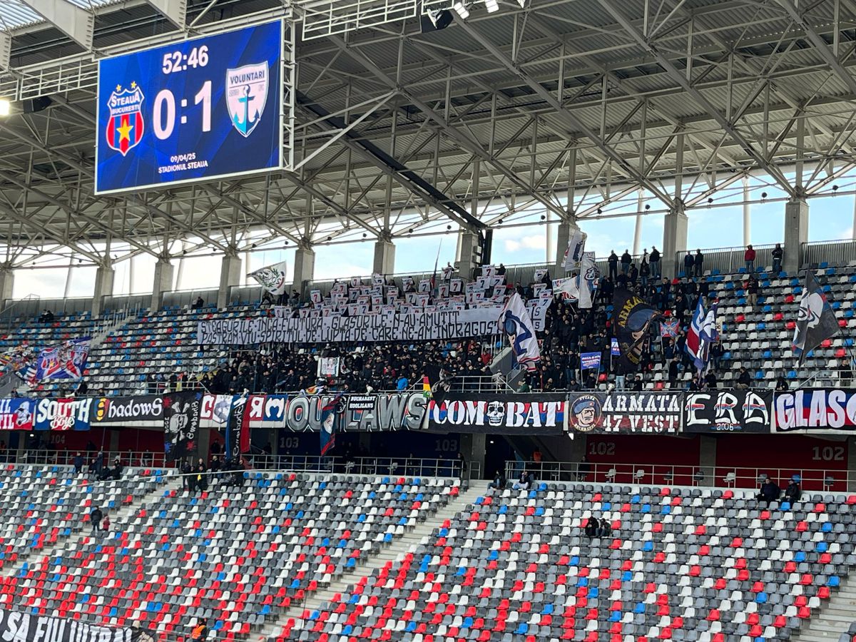 Imagini înainte de Steaua - Voluntari