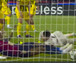 Golul lui Raphina din Barcelona - Borussia Dortmund, foto: captură Prima Sport