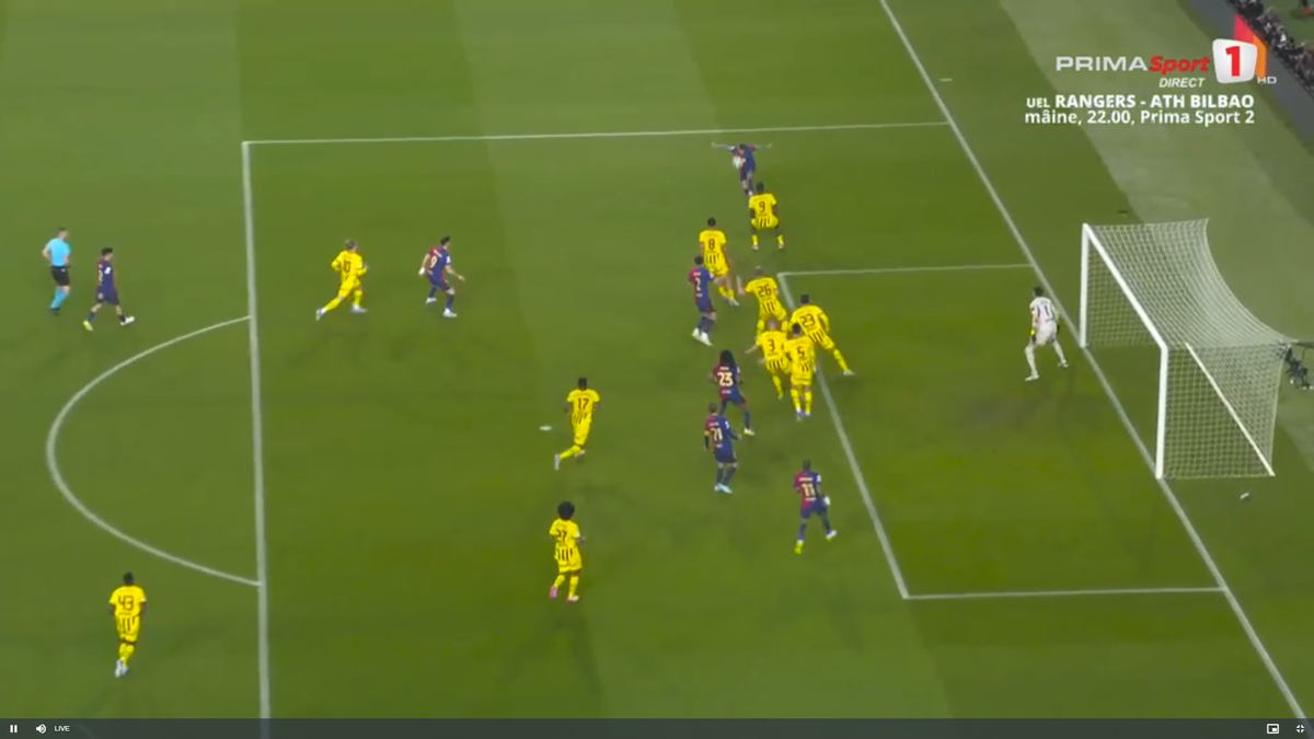 Golul lui Raphina din Barcelona - Borussia Dortmund