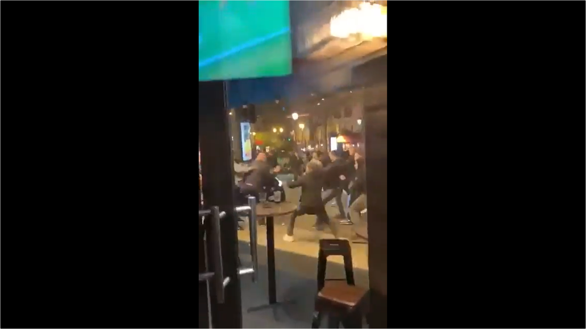 Scene violente înainte de sfertul din Champions League » Bătaie în stradă la Paris