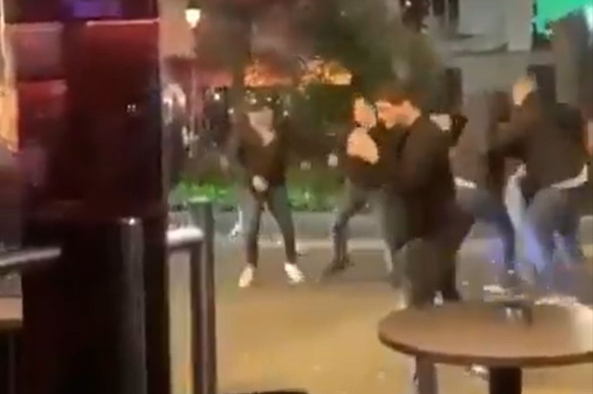 Scene violente înainte de sfertul din Champions League » Bătaie în stradă la Paris