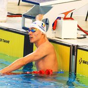 David Popovici la finalul probei de 50 m liber  la Campionatele Naționale de la Otopeni  FOTO Roxana Fleșeru