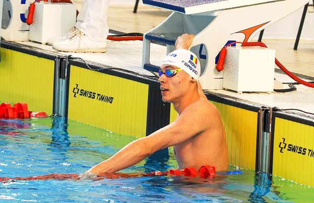 Câte recorduri naționale deține David Popovici? Doar ce l-a obținut pe cel de la 50 m liber: „Sunt mândru!”