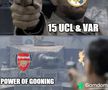 Cele mai tari meme-uri, după Arsenal - Real Madrid 3-0