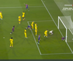 Golul lui Raphina din Barcelona - Borussia Dortmund, foto: captură Prima Sport