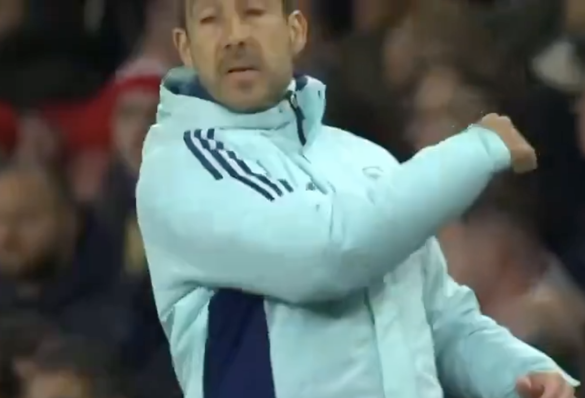 Imaginile care nu s-au văzut la TV în Arsenal – Real Madrid » Indicația de pe bancă ignorată de Declan Rice