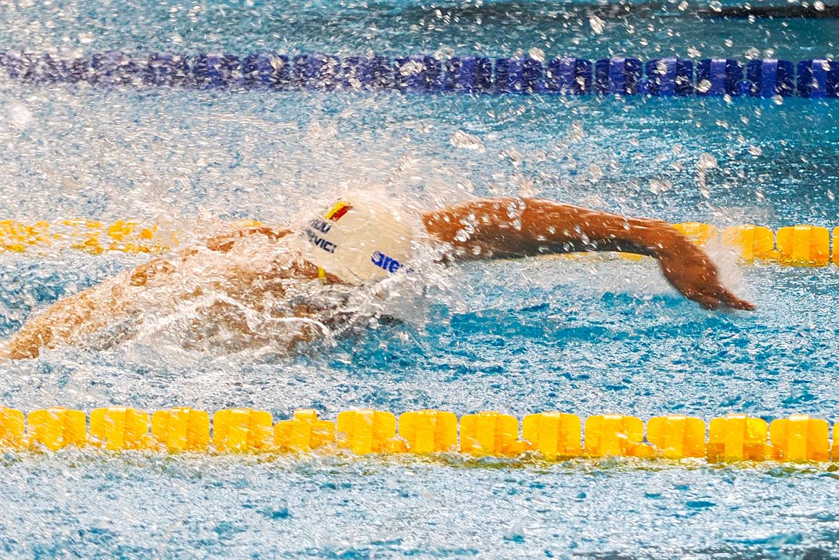 David Popovici a câștigat proba de 50 m liber la Campionatele Naționale de la Otopeni cu un nou record național: „Am zis să încerc ceva diferit. A funcționat”