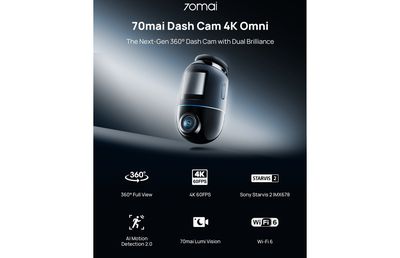 Una dintre cele mai performante camere auto din lume s-a lansat în România: 70mai Dash Cam 4K Omni disponibilă prin Black Tech Group