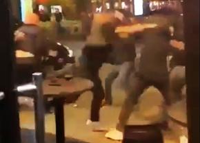 Scene violente înainte de sfertul din Champions League » Bătaie în stradă la Paris