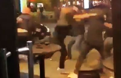 Scene violente înainte de sfertul din Champions League » Bătaie în stradă la Paris