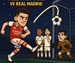 Cele mai tari meme-uri, după Arsenal - Real Madrid 3-0 » Toată lumea râde de „galactici”