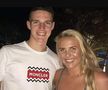 Declan Rice și Lauren Fryer, foto: X