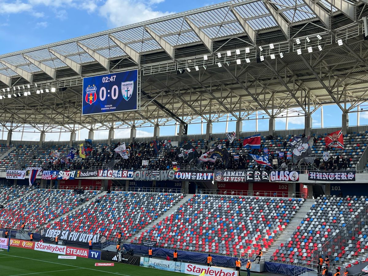 Steaua - Voluntari 3-2 » Plânge Nețoiu: echipa cu buget „no limit”, executată în Ghencea în 20 de minute. Clasamentul în play-off Liga 2