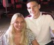 Declan Rice și Lauren Fryer, foto: X
