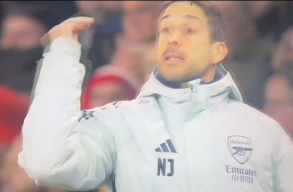 Imaginile care nu s-au văzut la TV în Arsenal – Real Madrid » Indicația de pe bancă ignorată de Declan Rice