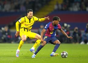 Barcelona - Borussia Dortmund, șoc în sferturile UEFA Champions League » Raphinha deschide scorul în minutul 25