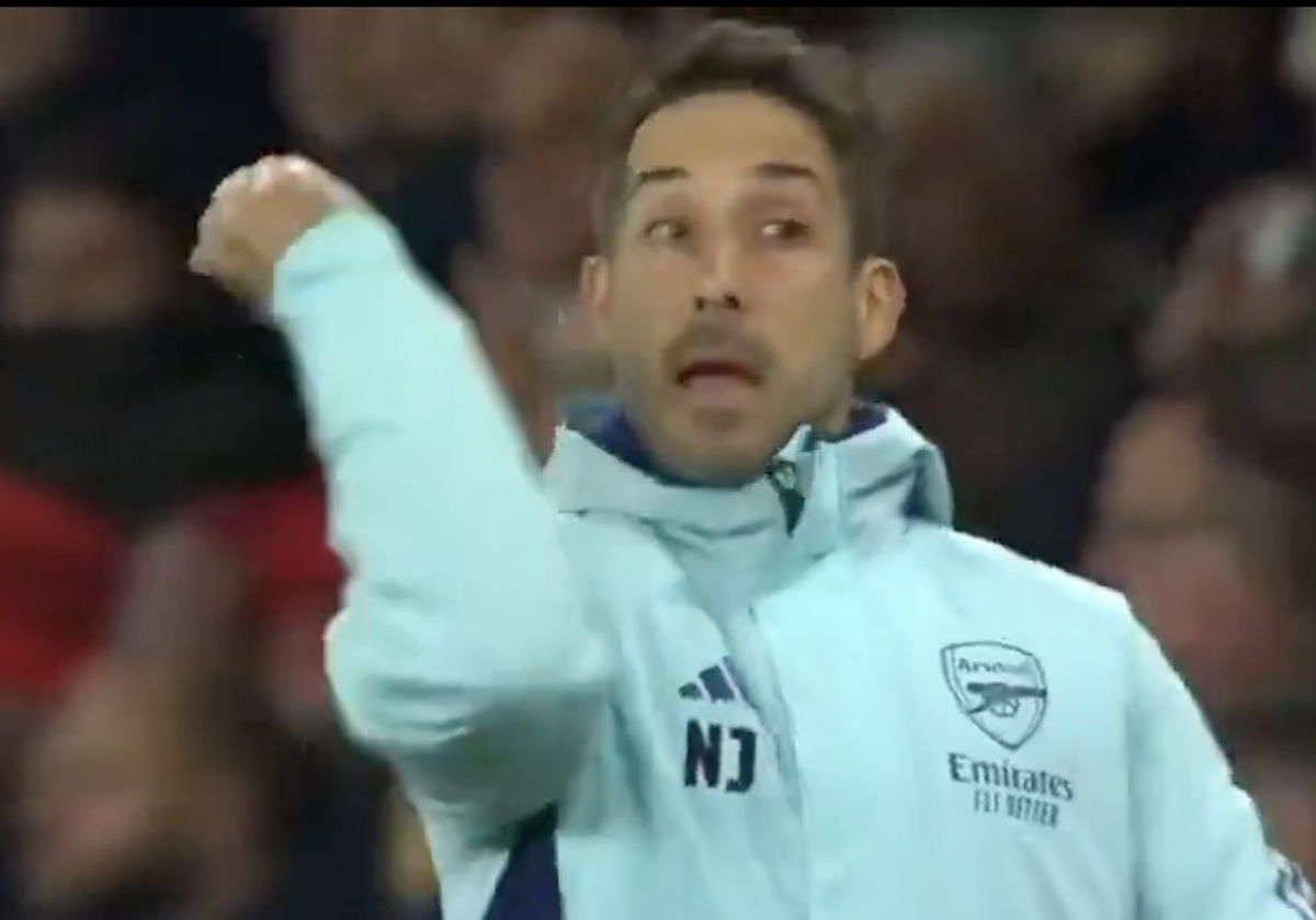 Imaginile care nu s-au văzut la TV în Arsenal – Real Madrid » Indicația de pe bancă ignorată de Declan Rice