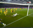 Golul lui Raphina din Barcelona - Borussia Dortmund, foto: captură Prima Sport