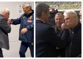 Turcul care i-a pupat mâna lui Mircea Lucescu a venit la priveghi și a făcut la fel cu Răzvan