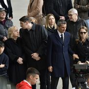 Delegația lui Dinamo, la sicriul lui Mircea Lucescu/ foto Cristi Preda (GSP)