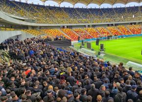 Sicriul lui Mircea Lucescu, ultima zi la Arena Națională » Mii de oameni au venit să-și ia rămas bun de la „Il Luce”