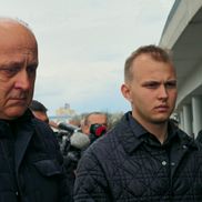 Șucu, în lacrimi la catafalcul lui Lucescu