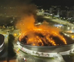 Incendiu la arena olimpică din Rio de Janeiro // capturi foto: X