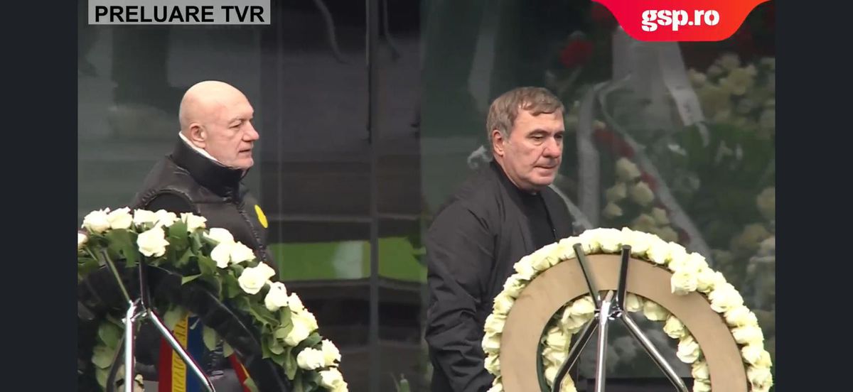 Hagi, la a doua zi de priveghi de la Arena Națională