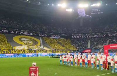 Minut de reculegere la St. Petersburg, în memoria lui Mircea Lucescu: „Condoleanțe rudelor și apropiaților remarcabilului antrenor”