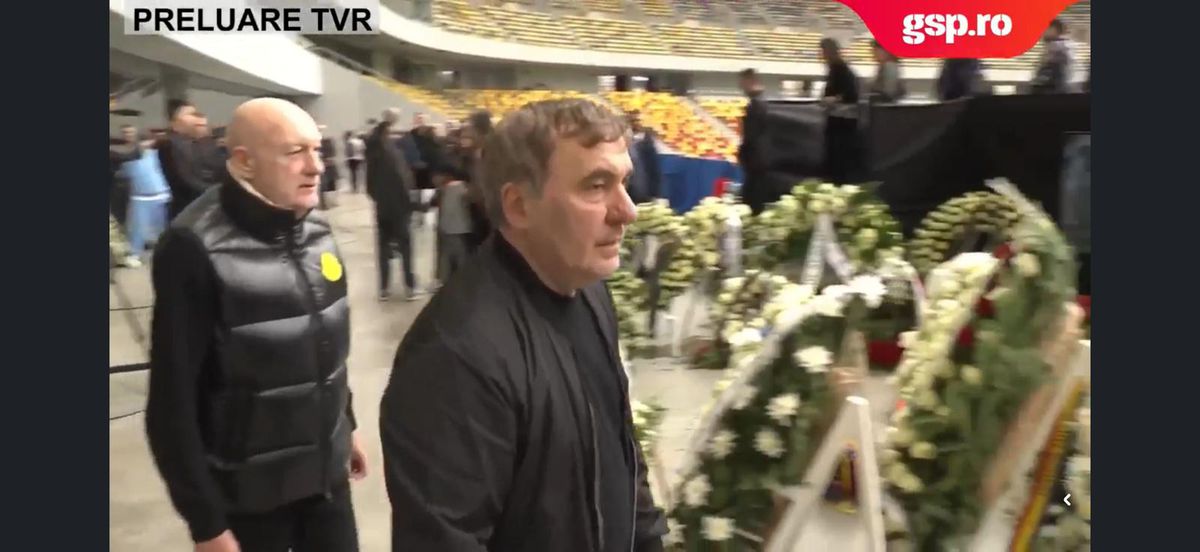 Hagi, la a doua zi de priveghi de la Arena Națională