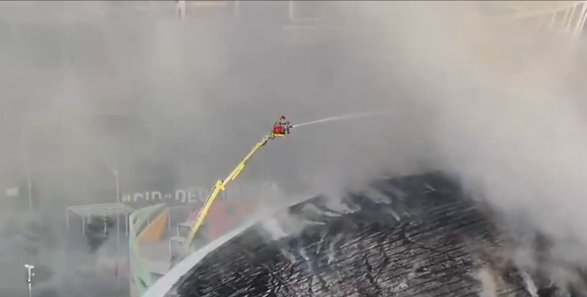 Incendiu la arena olimpică din Rio de Janeiro