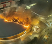 Incendiu la arena olimpică din Rio de Janeiro // capturi foto: X