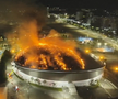 Incendiu la arena olimpică din Rio de Janeiro // capturi foto: X