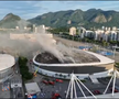 Incendiu la arena olimpică din Rio de Janeiro // capturi foto: X