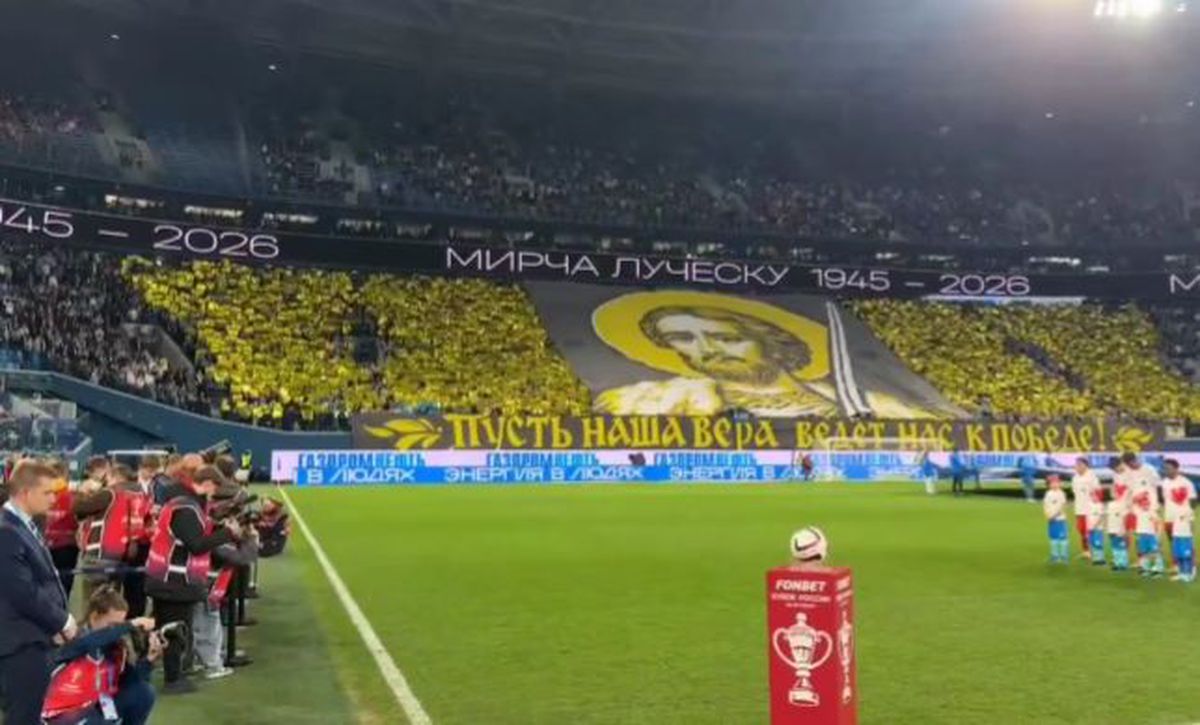 Minut de reculegere la St. Petersburg, înainte de Zenit - Spartak Moscova, în memoria lui Mircea Lucescu