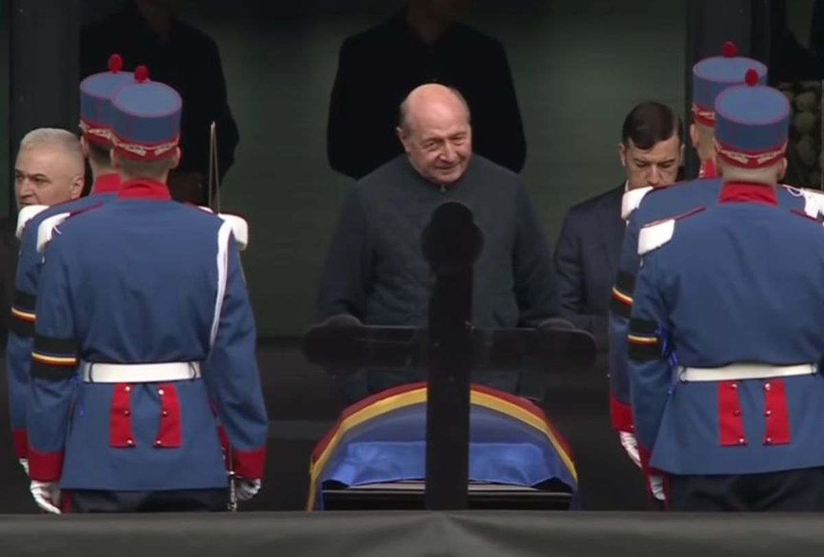 Traian Băsescu, la priveghiul lui Mircea Lucescu