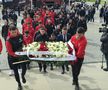 Delegația lui Dinamo, la sicriul lui Mircea Lucescu/ foto Cristi Preda (GSP)