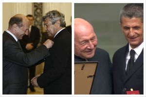 Acum 17 ani îl decora pe Mircea Lucescu, astăzi la priveghiul acestuia » Traian Băsescu: „Un singur cuvânt am de spus”