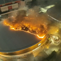 Incendiu la arena olimpică din Rio de Janeiro // capturi foto: X