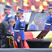 Gică Hagi a venit la priveghiul lui Mircea Lucescu / Foto: Cristi Preda GSP