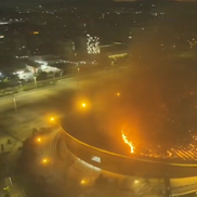 Incendiu la arena olimpică din Rio de Janeiro // capturi foto: X