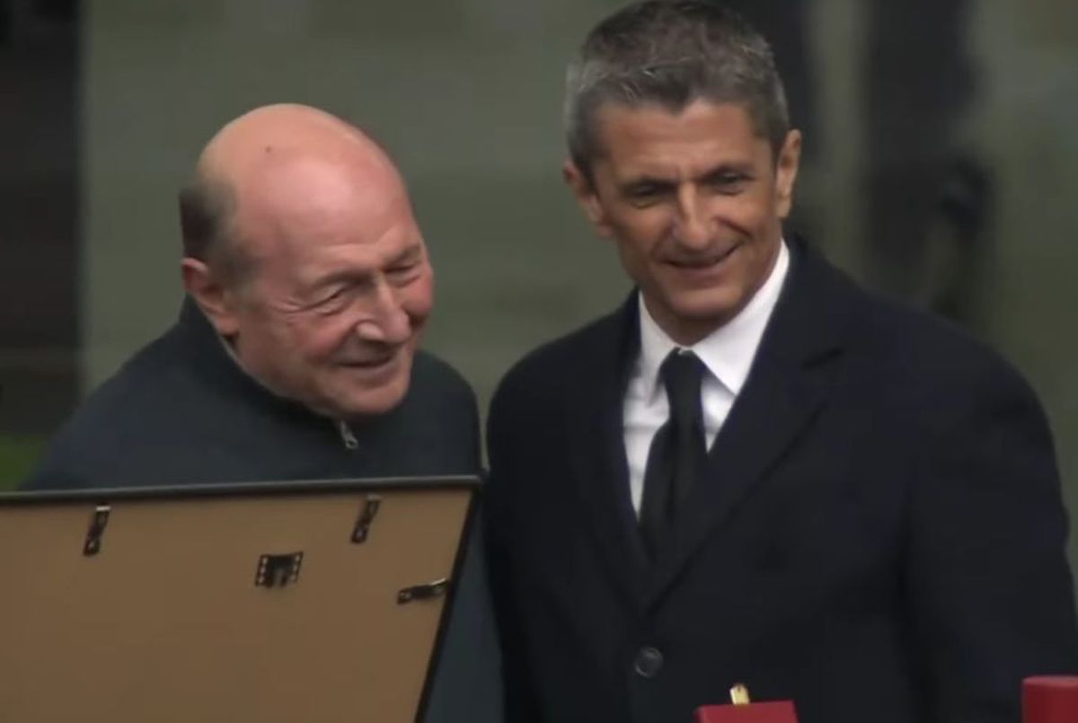 Traian Băsescu, la priveghiul lui Mircea Lucescu