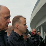 Șucu, în lacrimi la catafalcul lui Lucescu