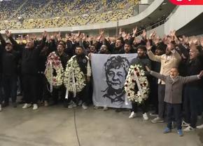 Fanii lui Dinamo i-au strigat numele lui Mircea Lucescu pentru ultima oară » Imagini sfâșietoare cu Răzvan Lucescu