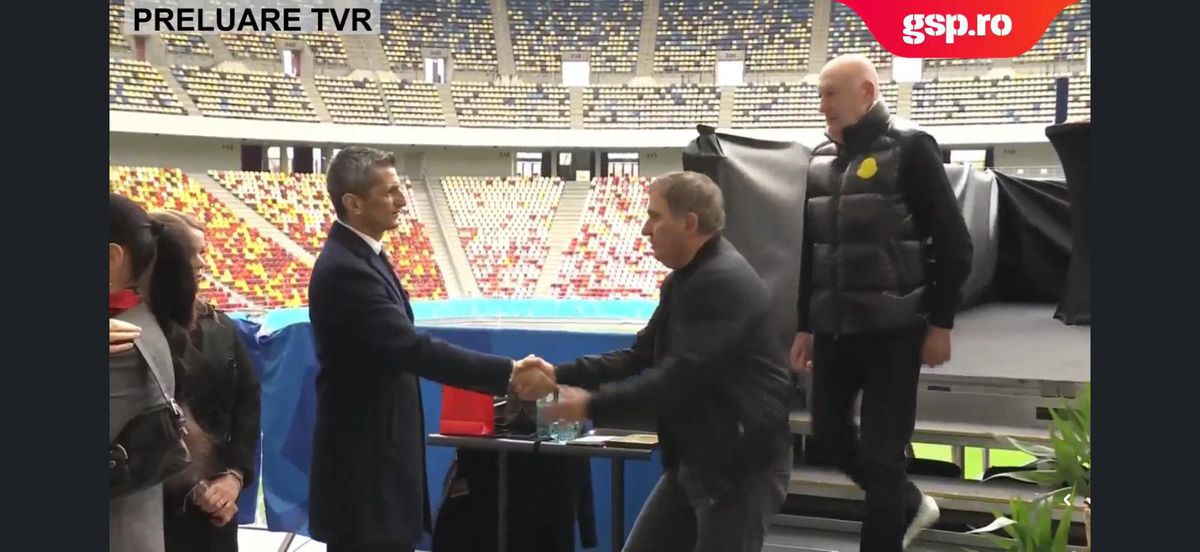 Hagi, la a doua zi de priveghi de la Arena Națională